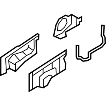 4389715AG Mopar Quarter Inner Panel Illustration 1 of 1