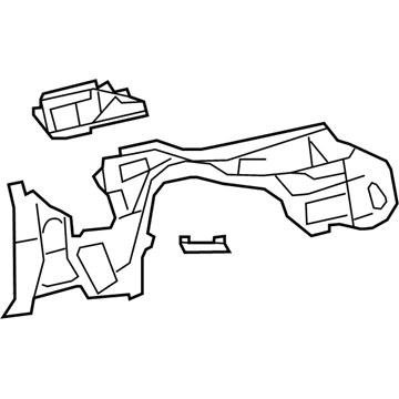 5008755AL Mopar Quarter Inner Panel Illustration 1 of 1