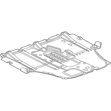 68082724AH Mopar Shield-Front Illustration 1 of 1