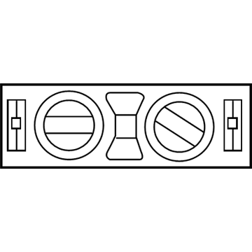 Chrysler Crossfire A/C Switch - 5099162AA