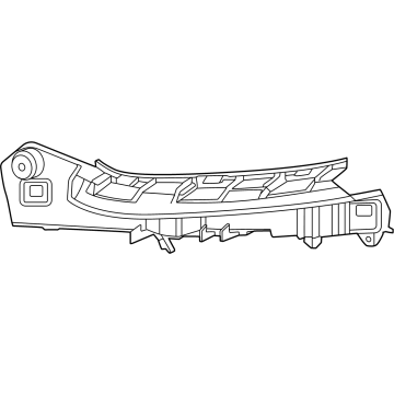 Mopar 68525794AA BRACKET-HEADLAMP 68525794AA Mopar BRACKET-HEADLAMP Illustration 1 of 1