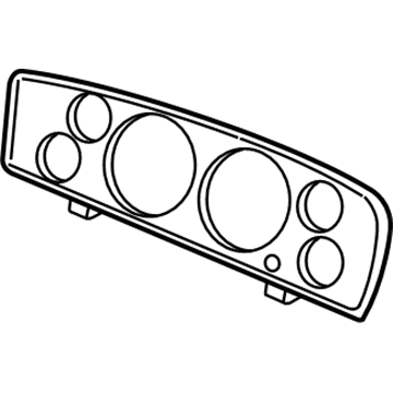 5142356AA Mopar Lens-Cluster Illustration 1 of 1