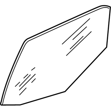 55113553AC Mopar Glass-Rear Door Illustration 1 of 1