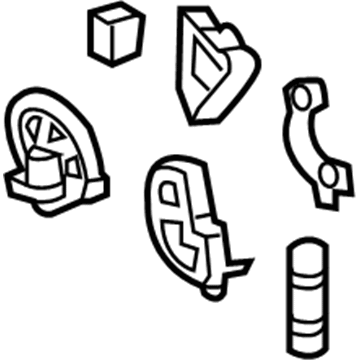 68266041AA Mopar Lever-A/C ACTUATOR Illustration 1 of 1