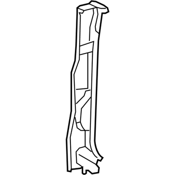 5104208AA Mopar D Pillar Panel Illustration 1 of 1