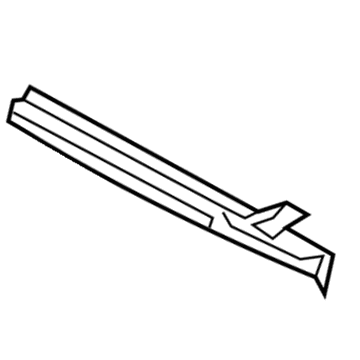 5131053AA Mopar Side Cargo Door Pillar Illustration 1 of 1