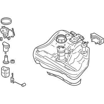 1700A015 Mopar Fuel Tank Assembly Illustration 1 of 1