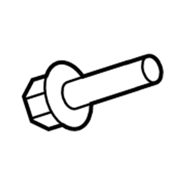 6510396AA Mopar Hexagon Flange Head Screw Illustration 1 of 1