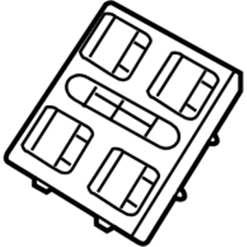 Jeep Wrangler Power Window Switch - 68156217AC