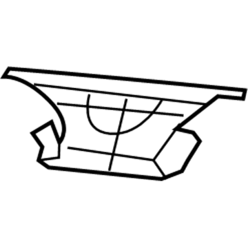 5058202AB Mopar Defroster Duct Illustration 1 of 1