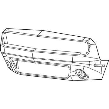 68258731AC Mopar Front Bumper Cover Illustration 1 of 1