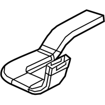 68263152AA Mopar Floor Duct Illustration 1 of 1