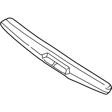 RS34ZJ3AB Mopar Liftgate Molding Illustration 1 of 1