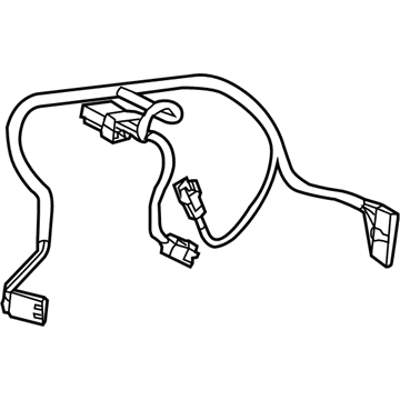 68163713AC Mopar Steering Wheel Wiring Illustration 1 of 1