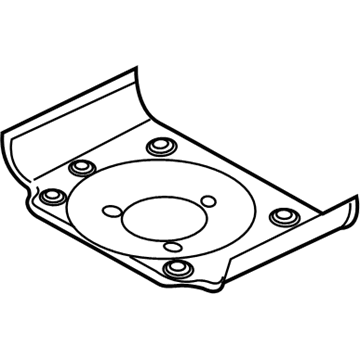 68158211AA Mopar Shield-Spare Tire Illustration 1 of 1