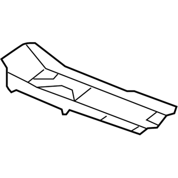 Mopar 5116049AD Panel-Fuel Tank Close Out 5116049AD Mopar Panel-Fuel Tank Close Out Illustration 1 of 1