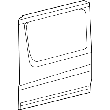 68008462AA Mopar Body Side Panel Illustration 1 of 1