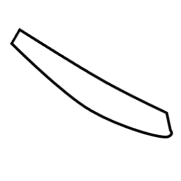 4857780AA Mopar Fascia Molding Illustration 1 of 1