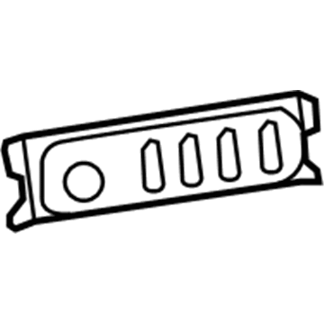5KK43DX9AB Mopar Bezel-Heated Seat Switch Illustration 1 of 1