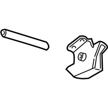 Mopar 52019555 Spare Tire Carrier Winch 52019555 Mopar Spare Tire Carrier Winch Illustration 1 of 1