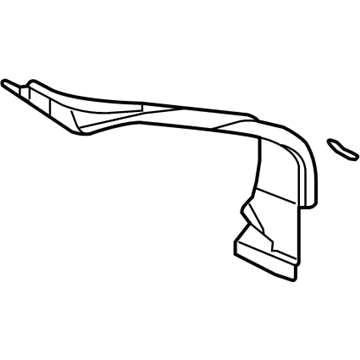 5074136AB Mopar Liftgate Opening Trough Illustration 1 of 1