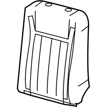 ZV801D1AB Mopar Front Seat Back Panel Illustration 1 of 1
