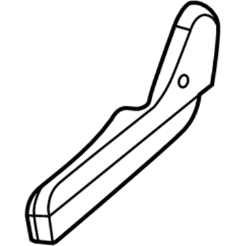 ZZ431D1AA Mopar Seat Adjuster Shield Illustration 1 of 1