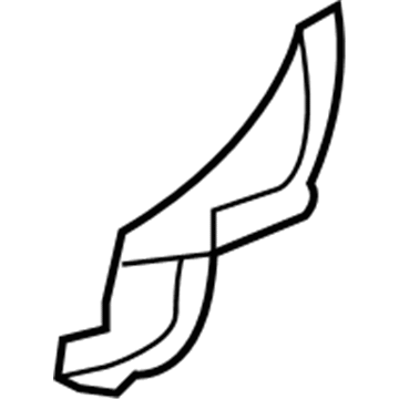 68110151AG Mopar Fender To Cowl Mucket Illustration 1 of 1