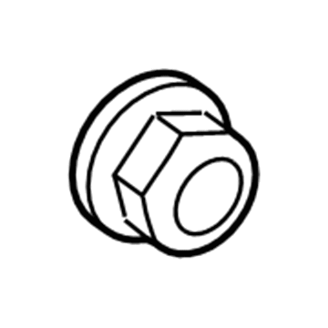 6510416AA Mopar Hexagon Nut Illustration 1 of 1