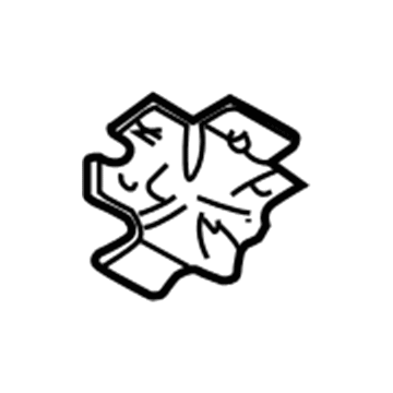 4696819 Mopar Bracket-Rear Floor Pan Illustration 1 of 1