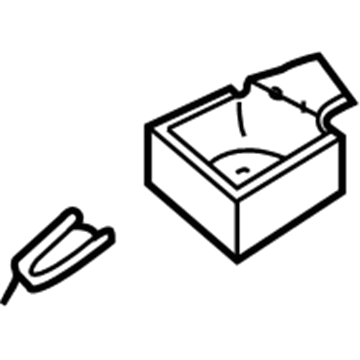 4696246AB Mopar Bracket-Torque Box Illustration 1 of 1