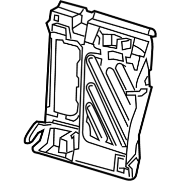 Mopar 68080813AA Rear Seat Back Frame 68080813AA Mopar Rear Seat Back Frame Illustration 1 of 1