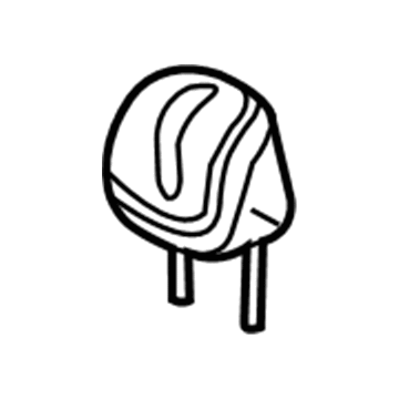 Mopar 5RP781X9AA Rear Headrest 5RP781X9AA Mopar Rear Headrest Illustration 1 of 1