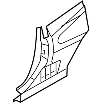 5067317AD Mopar Quarter Panel Reinforcement Illustration 1 of 1