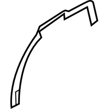 5067327AA Mopar Extension-Quarter Inner Lower Illustration 1 of 1