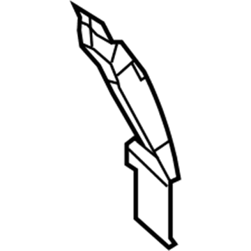 5067225AC Mopar Liftgate Opening Trough Illustration 1 of 1