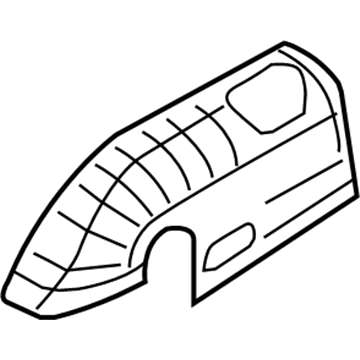 4724594AE Mopar Rear Wheelhouse Panel Illustration 1 of 1