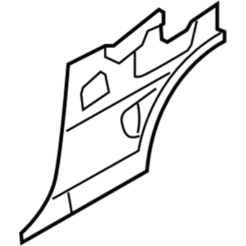 5067430AC Mopar Quarter Inner Panel Illustration 1 of 1