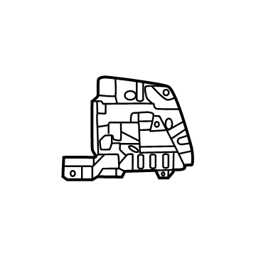 Mopar 68594044AB SUPPORT-REAR FASCIA 68594044AB Mopar SUPPORT-REAR FASCIA Illustration 1 of 1