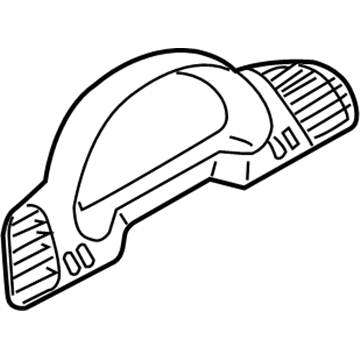 5104262AA Mopar Cluster Bezel Illustration 1 of 1