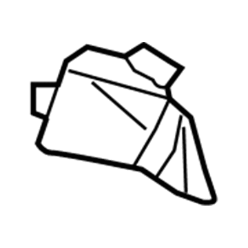 55113270AA Mopar Bracket-Fender Front Carrier MOUNTI Illustration 1 of 1