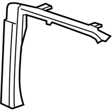 5182823AE Mopar Door Glass Rail Illustration 1 of 1