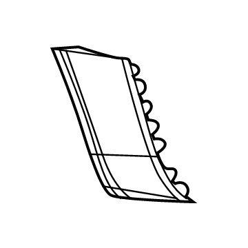 6EY87TZZAD Mopar Extension-Rear FASCIA Illustration 1 of 1