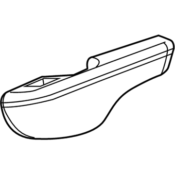 1YZ681BBAC Mopar Rear Door Trim Armrest Illustration 1 of 1