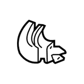 5GU22BD1AA Mopar Coat Hook Illustration 1 of 1