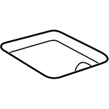 5HF60DX9AA Mopar Floor Console Mat Illustration 1 of 1