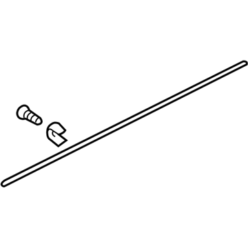 Mopar MR611910 Front Door Molding MR611910 Mopar Front Door Molding Illustration 1 of 1