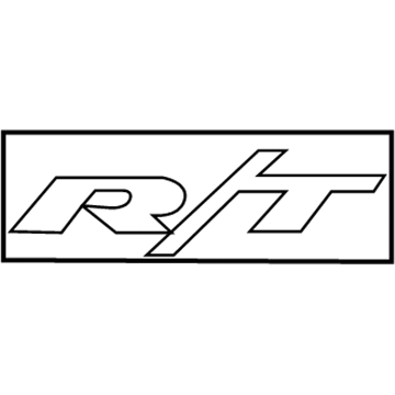 MR971837 Mopar Nameplate Illustration 1 of 1