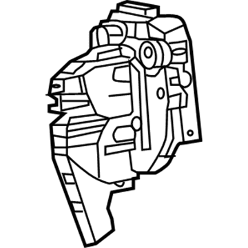 Mopar 68466852AA Rear Door 68466852AA Mopar Rear Door Illustration 1 of 1