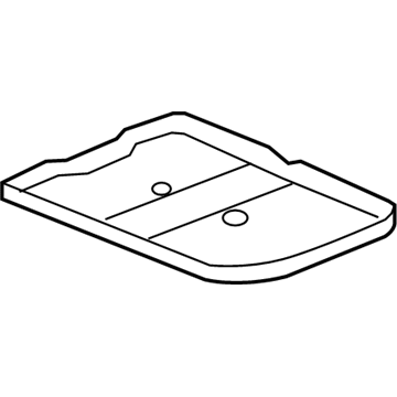 5116485AA Mopar Liner-Battery Tray Illustration 1 of 1